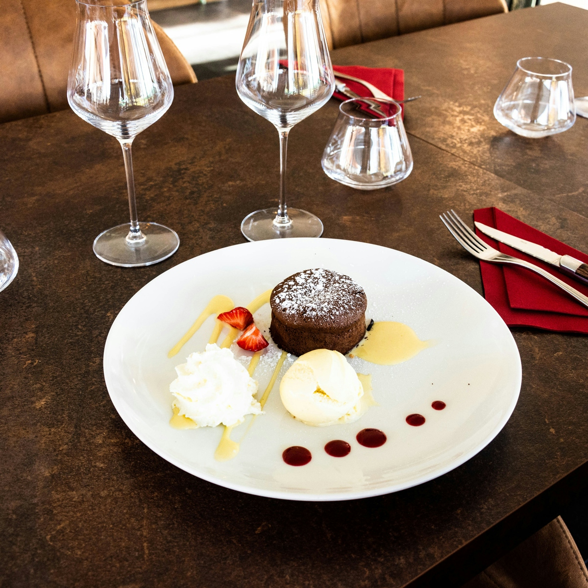 Brazier Andenne : Dessert moelleux chocolat